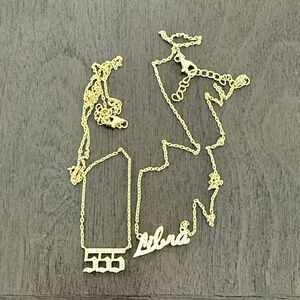 Necklace Bundle Libra and 555 charm